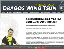 Tablet Screenshot of dragoswingtsun.com